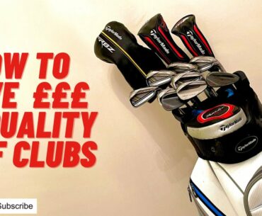 How to Save Money on GOLF CLUBS- Whats in The bag