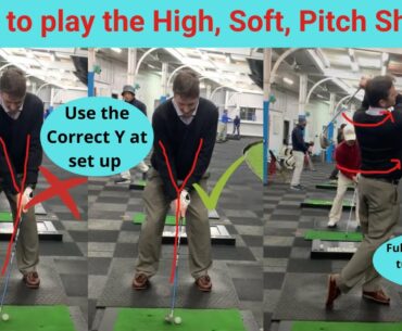 How to play the high, soft pitch shot (350)