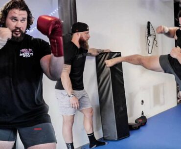 5 Kick Combinations for MMA with the World's Strongest Man | Phil Daru