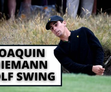 Joaquin Niemann practicing his golf swing at 2019 President's Cup #Shorts