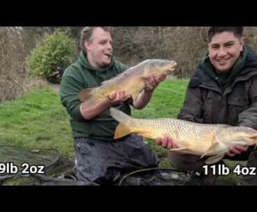 Bunce and King Fishing At Vale Farm April 2018