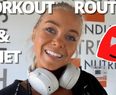 (GOLF) WORKOUT ROUTINE AND WHAT I EAT!!