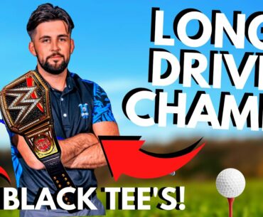 PLAYING GOLF AGAINST A LONG DRIVE CHAMP OFF THE BLACK TEE'S!?