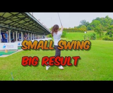 Small Swing, Big Result!!! - Golf With Michele Low