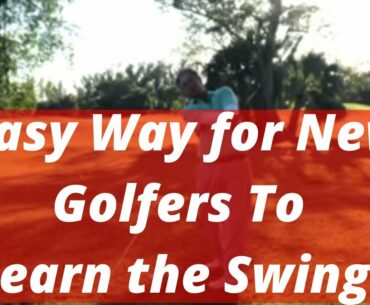 Easy Way For New Golfers To Learn the Swing! Simple Swing Drill! PGA Golf Professional Jess Frank