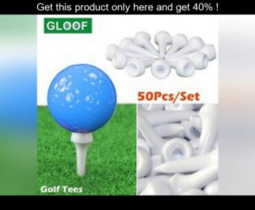 new 50Pcs/Set Golf Tee Plastic Ball Nail ,Golf Ball Studs Soft Plastic Ball Seat Accessories Nails