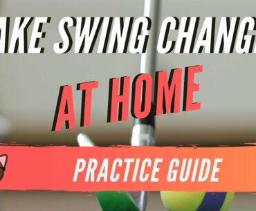 How To Make Swing Changes At Home // Changing Your Golf Swing Quickly