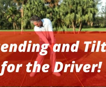 Extending and Tilting for the Driver! Simple Drill for Tilting and Extending! PGA Pro Jess Frank
