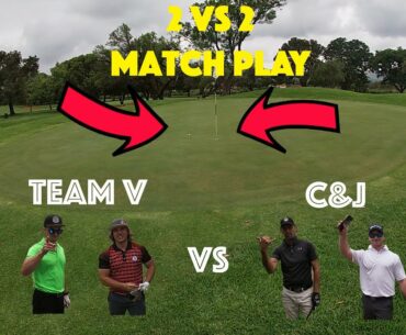 2 vs 2 match play (Mooinooi golf course) 3 holes | Mr Variety