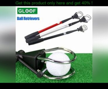 top 1Pcs Stainless Telescopic Extendable Golf Ball Retriever Pick Up Grabber Claw Sucker Tool for W