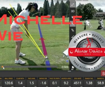 Michelle Wie's Golf Swing on Trackman