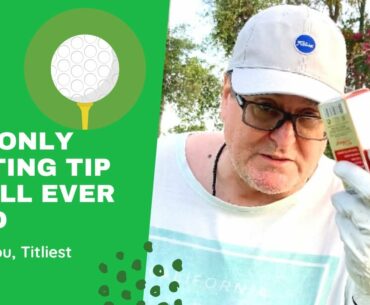 The Only Putting Tip You'll Ever Need