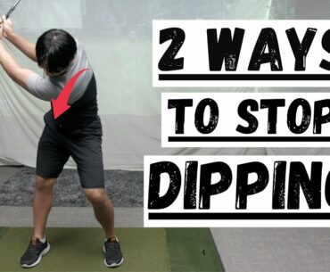 HOW TO STOP DIPPING IN THE BACKSWING