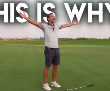 THIS is why we golf! | Back Tee Challenge vs Andy Carter | Al Zorah Course Vlog