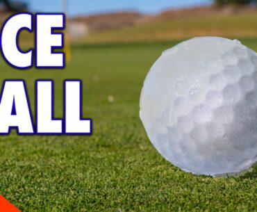Solid Ice Golf Ball! | Is It Playable? | Exp Golf