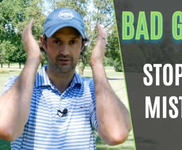 Bad Golf : Biggest Mistake When Hitting A Shot (It's obvious and easy to stop too!)