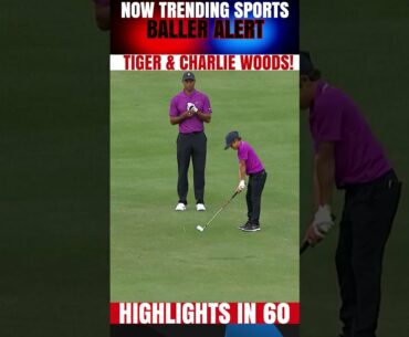 Round 1 | Tiger & Charlie Woods shoot 10-under 62 | PNC Championship