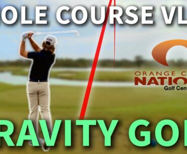 UNDER PAR IN TOUGH CONDITIONS??? | EVERY SHOT 9 HOLE COURSE VLOG | GRAVITY GOLF