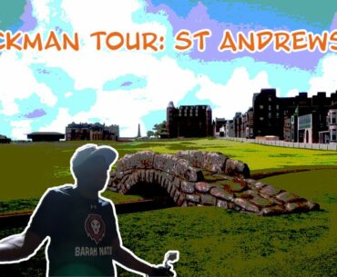 Trackman Tour: St. Andrews - 18 hole vlog simulator