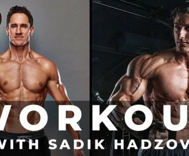Celebrity Trainer workout with BODYBUILDER (Don Saladino & Sadik Hadzovic)