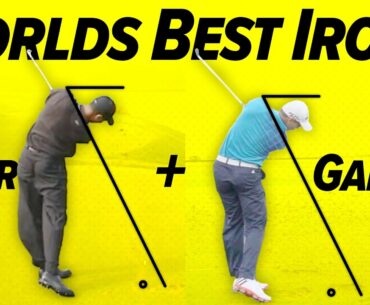 Golf: How the SHOULDERS MOVE! - Tiger Woods + Sergio Garcia - GREAT BALL STRIKING!