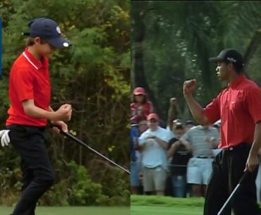 Tiger and Charlie: Like Father, Like Son at the PNC Championship