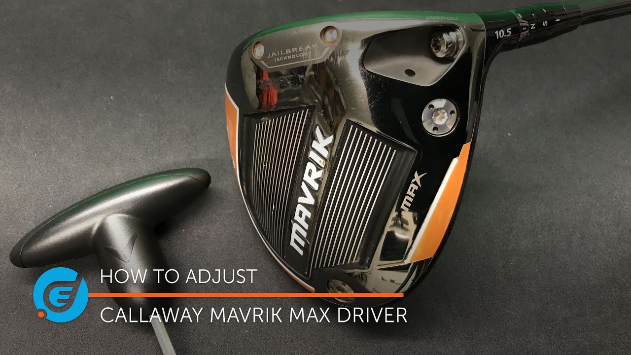 How to adjust your CALLAWAY MAVRIK MAX driver FOGOLF FOLLOW GOLF