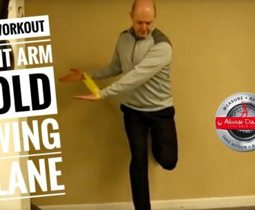 Golf Workout| Improve Right Arm Fold| Swing Plane