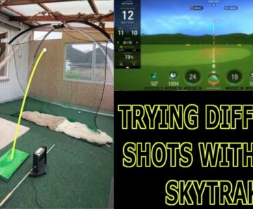 Skytrak trying flopps, chipps and how short shots the Skytrak can measure, with 3&1 Golf