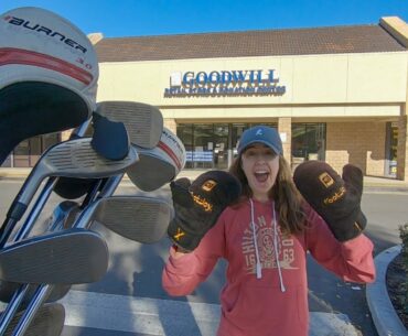 WE’VE NEVER FOUND GOLF CLUBS LIKE THIS AT GOODWILL