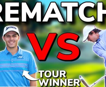 George vs TOUR PRO. Best Eagle I Have Made This Year!! Nine Hole Match (Part 2) | Bryan Bros Golf