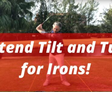 Extend Tilt and Turn for Irons! Secret to hitting Great Irons! PGA Golf Professional Jess Frank