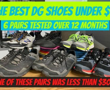 Disc Golf Shoes On a Budget- comparing 6 pairs I tried this year!