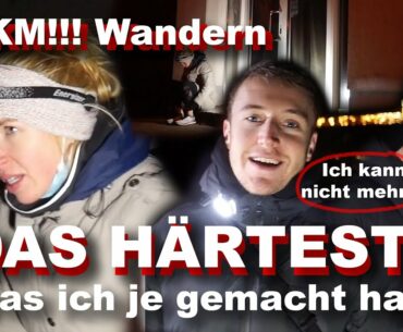 100km in 24 Stunden Wandern Challenge im Dezember // EXTREM // The Fit Date Project