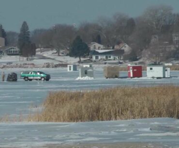 Clear Lake Iowa Ice Fishing Report Walleye and Yellow Bass Video by WillCFish