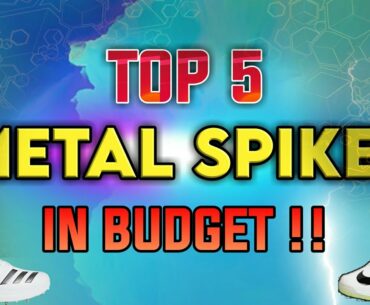 Top 5 Budget Metal Spikes | 1000 Subscribers | CRICKET GURUJI
