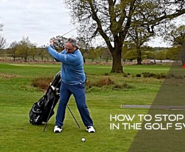 How To Stop Sliding The Hips In The Golf Swing