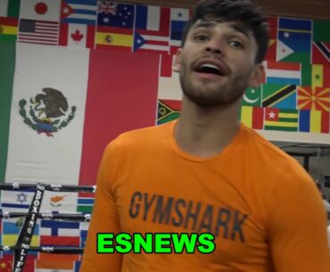 RYAN GARCIA REACTION TO BERLANGA SAYING HE WOULD HAVE STOPPED SMITH IN 6 RDS  EsNews Boxing