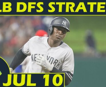 MLB DFS Strategy | Tuesday 7/10 | FanDuel & DraftKings | Awesemo.com