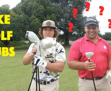 Fake golf clubs?! (Bronkhorstspruit golf course) 3 holes | Mr Variety