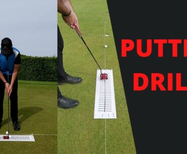 PUTTING DRILLS Best TRAINING AID (VISIO PUTTING MAT) #Shorts