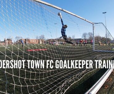 Aldershot Town FC 1st Team Goalkeeper Training | Reflex Saves | Inside Training