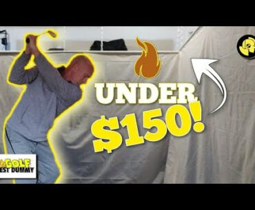 DIY Indoor Golf Practice Net for UNDER $150! - Golf Test Dummy