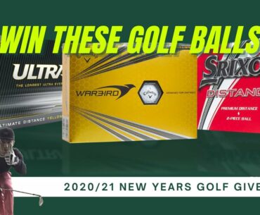 Win a Box of Golf Balls // New Year Giveaway!