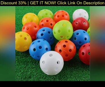 50Pcs Foam Eva Airflow Hollow Practice Golf Balls  Golf Training Balls Outdoor Indoor Putting Green