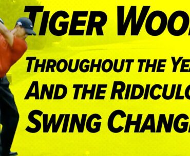 TIGER WOODS GOLF SWING! - The Ridiculous Swing Changes! - Craig Hanson Golf