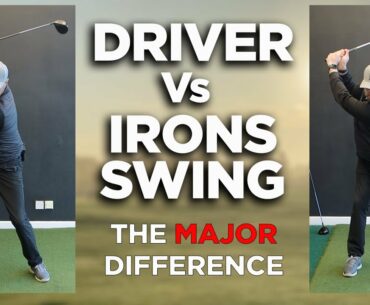DRIVER V IRON SWING : THE KEY DIFFERENCE