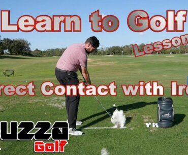 Correct Contact with Irons (Learn to Golf 2/3)