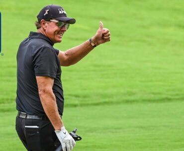 Phil Mickelson's best shots over obstacles