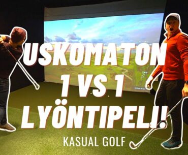 1 vs 1 Stroke Play Part 1/2 (uskomatonta!) - Kasual Golf